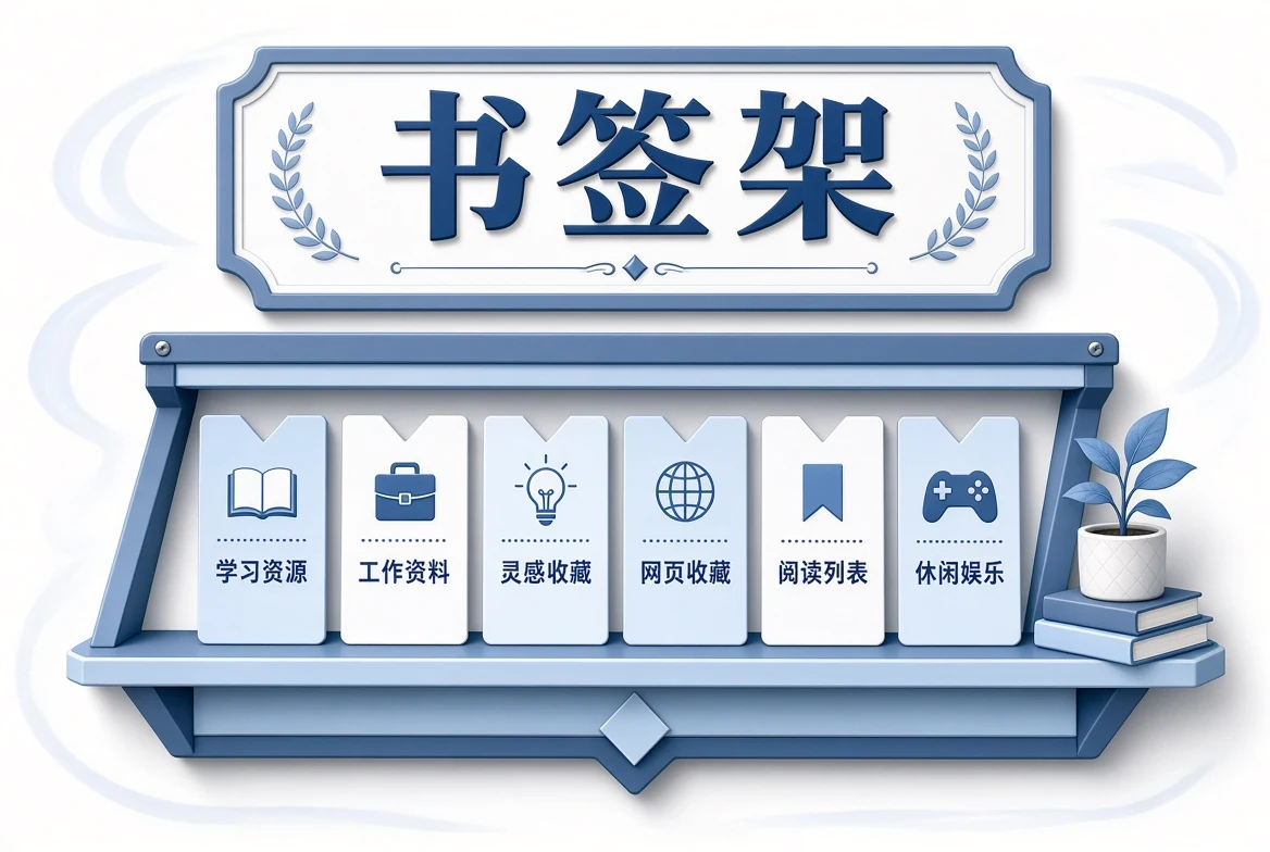 书签架整理界面